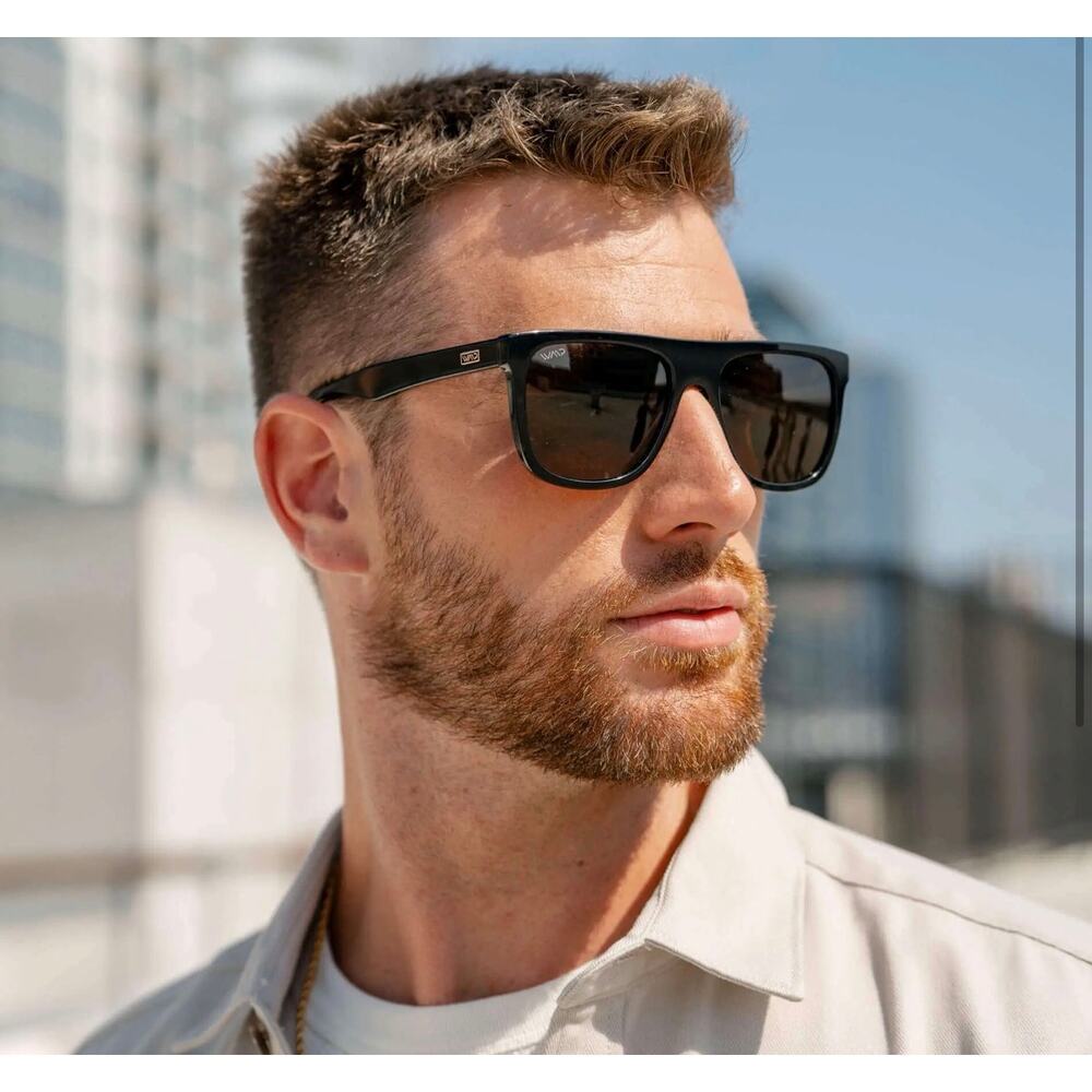 WMP Dallas Sunglasses Black Brown NEW